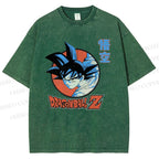 Unisex Dragon Ball Goku Printed Washed Tee