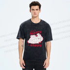 Unisex Dont Worry Be Cappy Capybara Printed Washed Tee