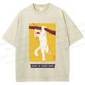 Unisex Hang In There Baby Printed Washed Tee