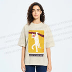 Unisex Hang In There Baby Printed Washed Tee