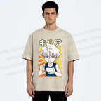 Unisex Hunter Killua Zoldyck Printed Washed Tee