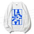 Unisex Geometric Dachshund Dog Printed Sweatshirt