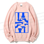 Unisex Geometric Dachshund Dog Printed Sweatshirt