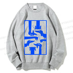 Unisex Geometric Dachshund Dog Printed Sweatshirt