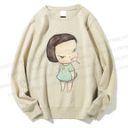 Unisex Yoshitomo Nara lollipop Printed Sweatshirt