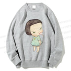 Unisex Yoshitomo Nara lollipop Printed Sweatshirt