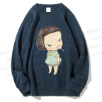 Unisex Yoshitomo Nara lollipop Printed Sweatshirt