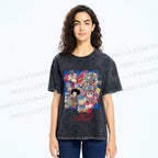 Unisex Japanese Arale Norimaki Anime Printed Washed Tee