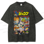 Unisex Arale Norimaki Printed Washed Tee