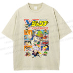 Unisex Arale Norimaki Printed Washed Tee