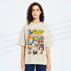 Unisex Arale Norimaki Printed Washed Tee