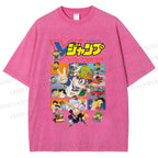 Unisex Arale Norimaki Printed Washed Tee