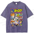 Unisex Arale Norimaki Printed Washed Tee