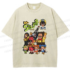 Unisex Arale Norimaki Printed Washed Tee