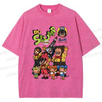 Unisex Arale Norimaki Printed Washed Tee