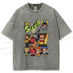 Unisex Arale Norimaki Printed Washed Tee