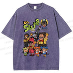 Unisex Arale Norimaki Printed Washed Tee