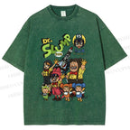 Unisex Arale Norimaki Printed Washed Tee