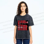 Unisex Cowboy Bebop Printed Washed Tee