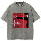 Unisex Cowboy Bebop Printed Washed Tee