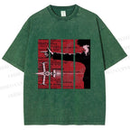 Unisex Cowboy Bebop Printed Washed Tee