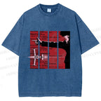 Unisex Cowboy Bebop Printed Washed Tee