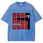 Unisex Cowboy Bebop Printed Washed Tee
