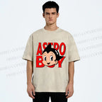 Unisex Astro Boy Printed Washed Tee