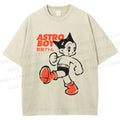 Unisex Vintage Astro Boy Printed Washed Tee