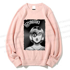 Unisex Uzumaki Junji Ito Printed Sweatshirt