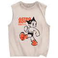 Unisex Vintage Astro Boy Printed Washed Tank Top