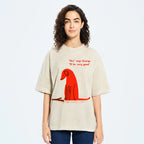 Unisex I'll Be Very Good Dog Printed Washed Tee