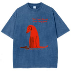 Unisex I'll Be Very Good Dog Printed Washed Tee