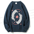 Unisex Rats With Star Printed Sweatshirt