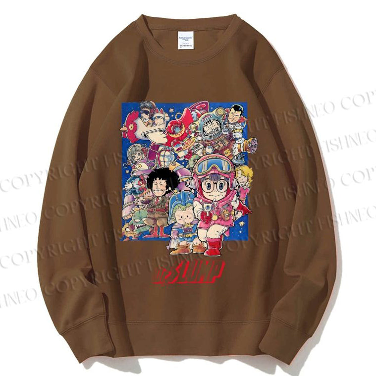 Unisex Japanese Arale Norimaki Anime Printed Sweatshirt