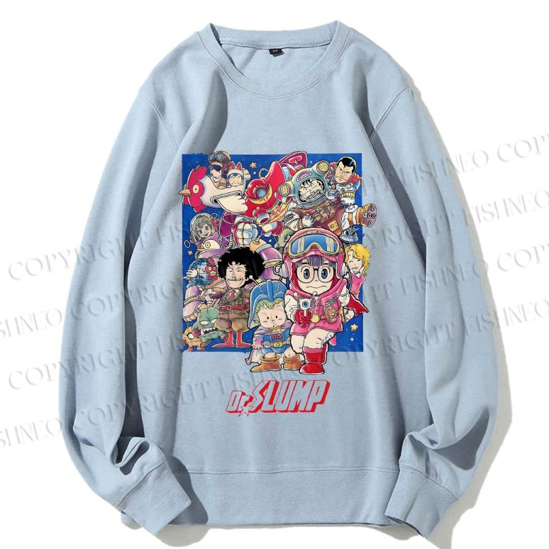 Unisex Japanese Arale Norimaki Anime Printed Sweatshirt