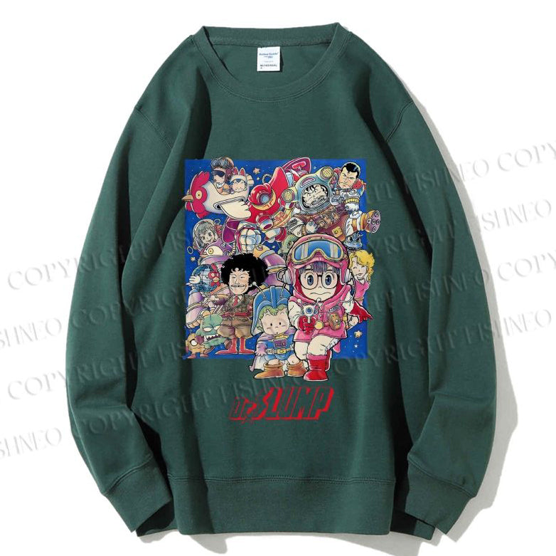 Unisex Japanese Arale Norimaki Anime Printed Sweatshirt