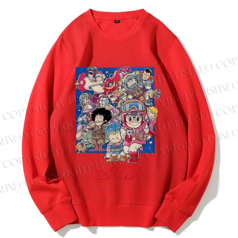 Unisex Japanese Arale Norimaki Anime Printed Sweatshirt