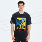 Unisex Star Wars Graffiti Printed Washed Tee