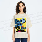 Unisex Star Wars Graffiti Printed Washed Tee