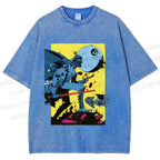 Unisex Star Wars Graffiti Printed Washed Tee