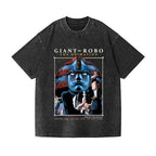 Giant Robo Vintage Wash Japanese Design T-Shirt