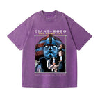 Giant Robo Vintage Wash Japanese Design T-Shirt