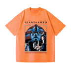 Giant Robo Vintage Wash Japanese Design T-Shirt