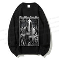 Unisex They Were Once Men Vintage Printed Sweatshirt