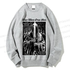Unisex They Were Once Men Vintage Printed Sweatshirt