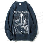 Unisex They Were Once Men Vintage Printed Sweatshirt