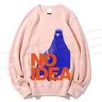 Unisex Funny Bird Pigeon Have No Idea Printed Sweatshirt
