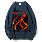 Unisex Yayoi Kusama Octopus Printed Sweatshirt