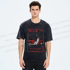 Unisex Honda C70 Super Cub Passport Printed Washed Tee